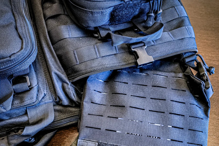 Molle webbing on Higland Tactical Backpack