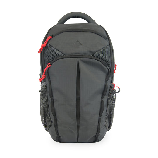Canyon Hiking Backpack Gun Metal Red Canyon Hiking Backpack Gun Metal Red