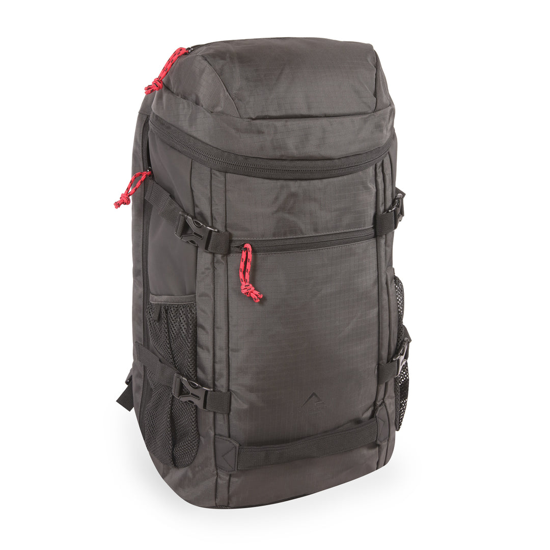 Meadow XL Hiking Backpack Gun Metal Red