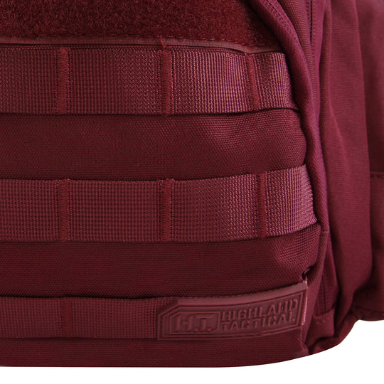 Crusher Backpack | Tactical Day Pack | Multiple Pockets | Best Day Pack | Hiking | Range | #color_burgundy