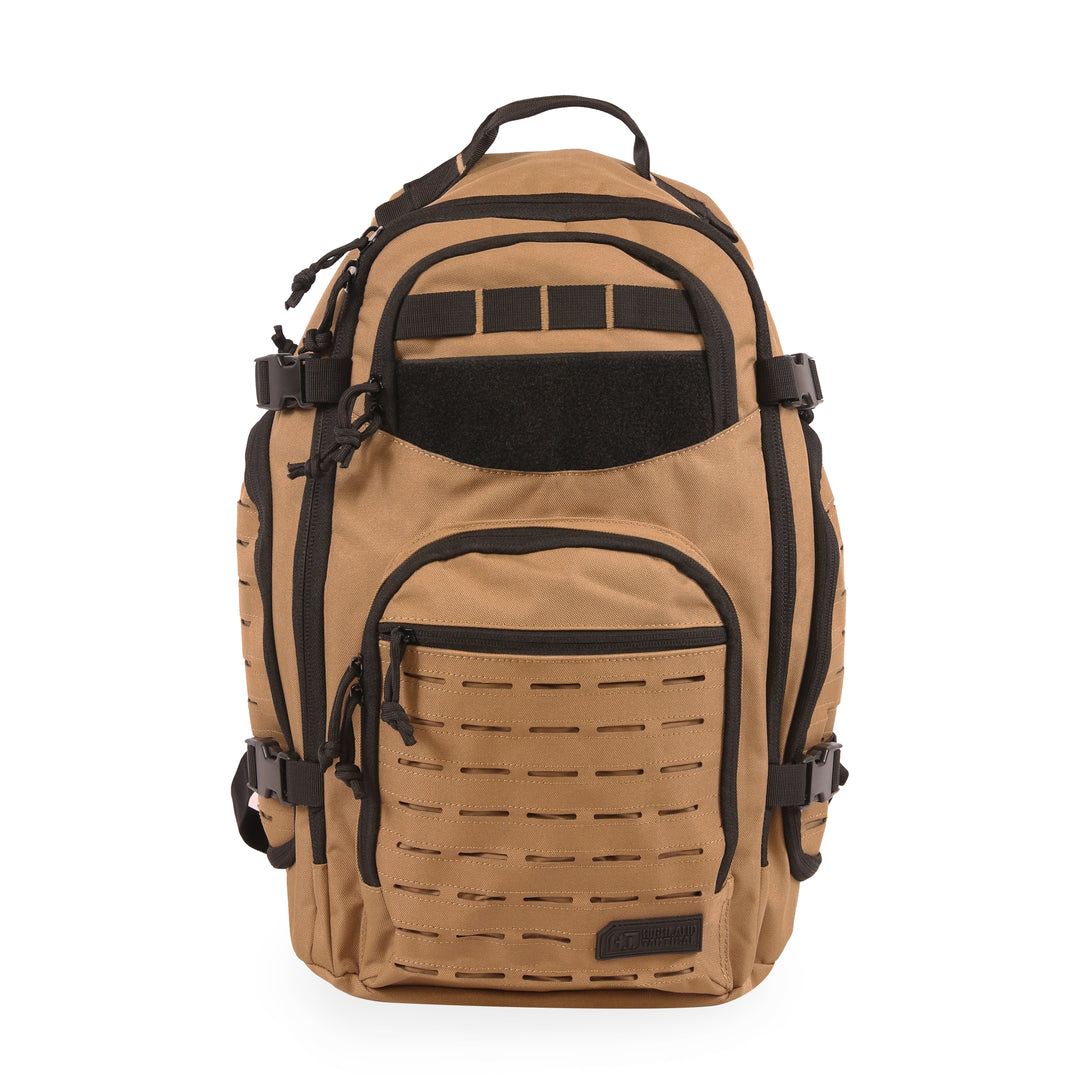 18 inch laptop backpack tactical Military Polyester Durable OD Green Constructed of heavy weight durable polyeste Spacious main compartment gives you space for clothing or tactical gear Tricot lined pocket to protect eyewear Side compression straps to condense your load Hook and loop patch holders Description The ROGER is the first line of defense for your tactical needs Sling Backpack TL318 18 inches