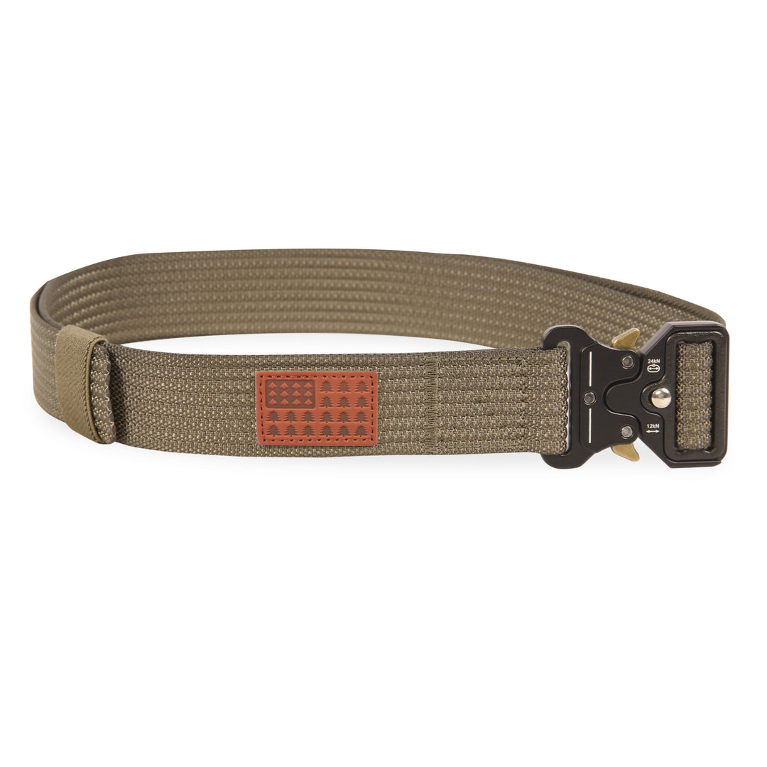 Tactical Nylon Belt - US Flag Tree Design