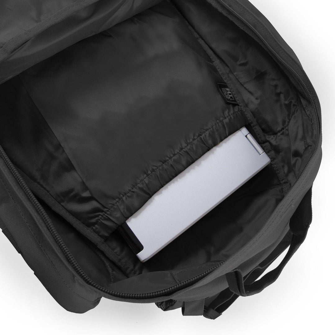 Large 3 Day Backpack | Black Backpack | Black Go Bag | Laptop Pocket | Water Bladder Pocket    #color_black
