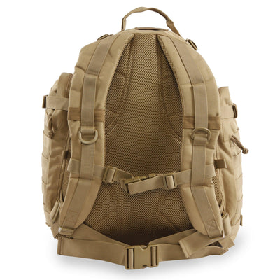 Large 3 Day Backpack | Desert Backpack | Desert Coyote Go Bag | Mesh Back Padding | Waist Strap | Sternum Strap   #color_desert-coyote