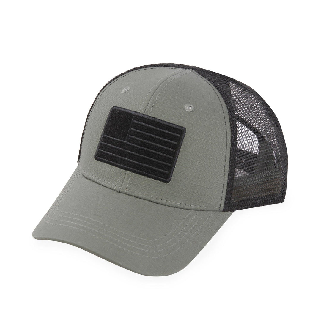 Mesh Hat Trucker Cap with Embroidery Patch on Front and Side
