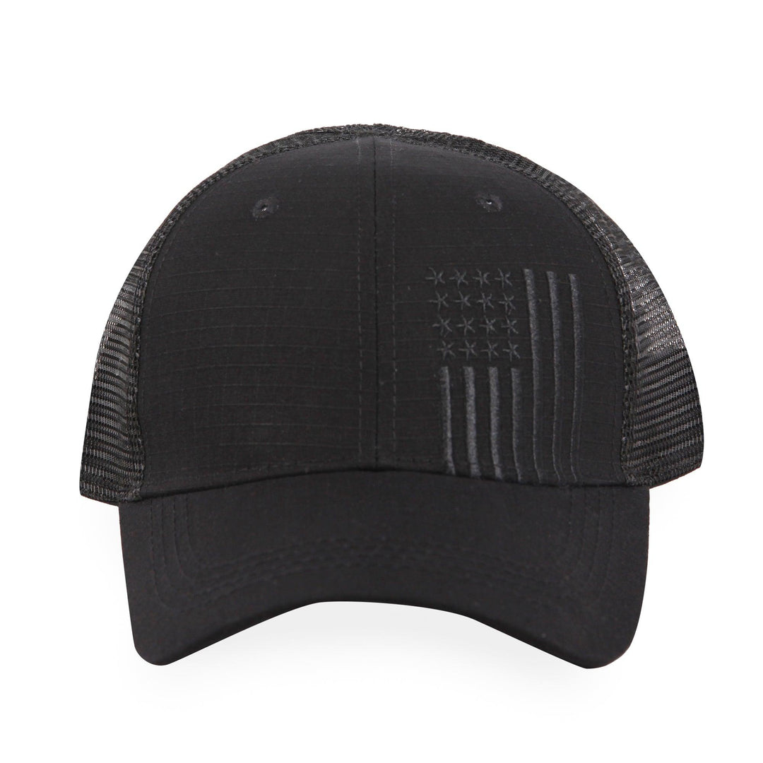 Vertical American Flag - Trucker Mesh Hat – Highland Tactical