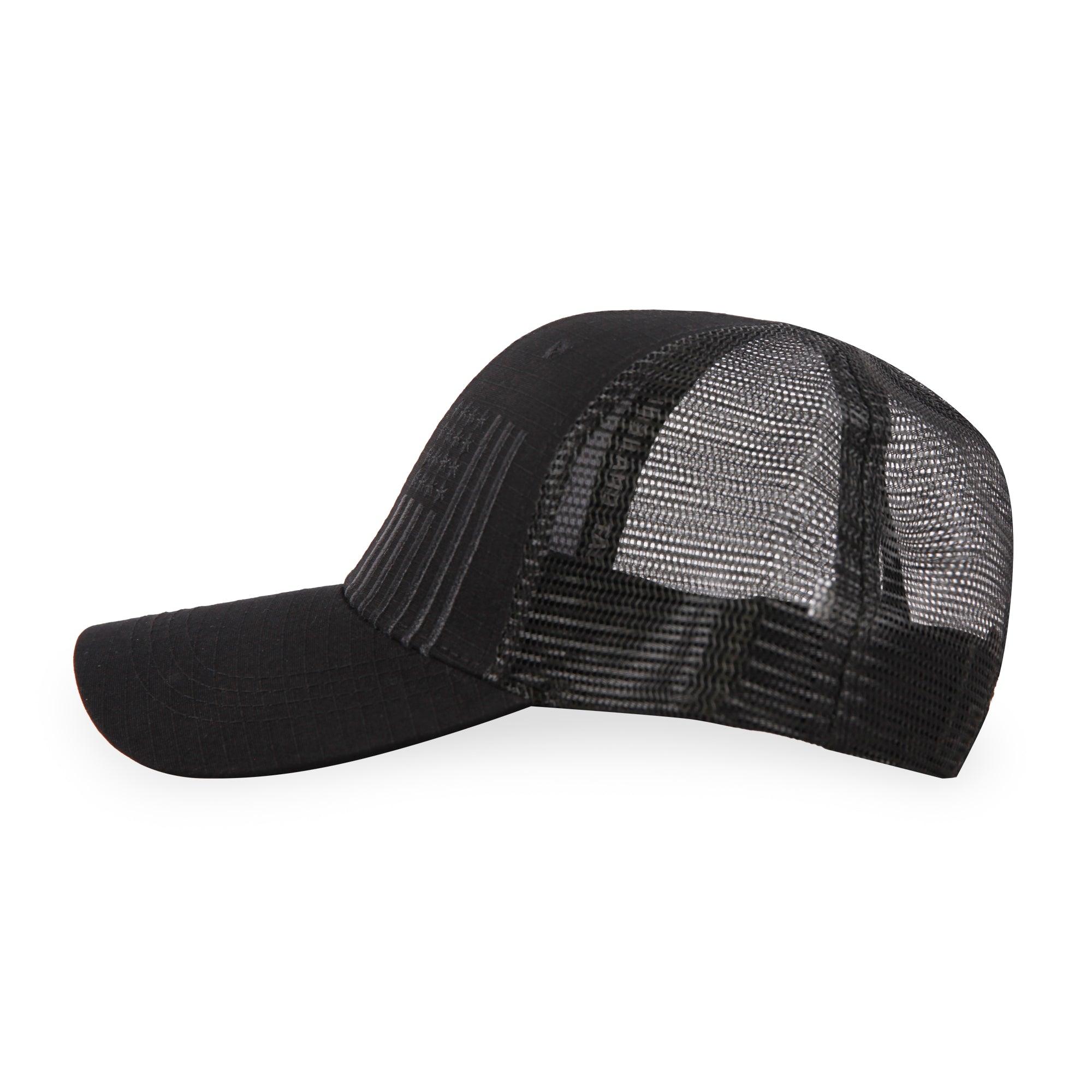 Vertical American Flag - Trucker Mesh Hat | Highland Tactical