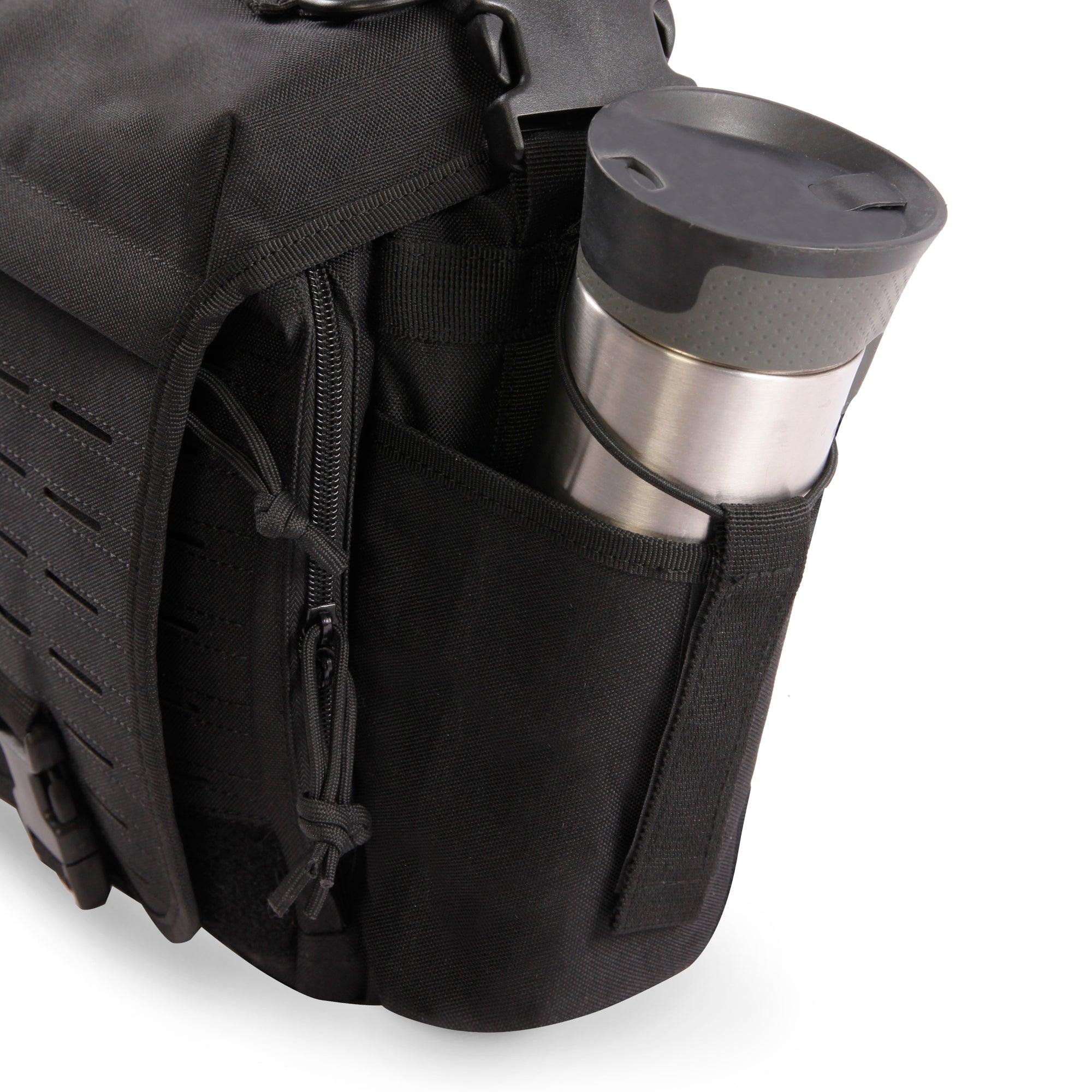 Messenger bag discount with bottle holder