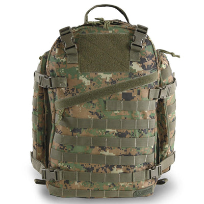 Large 3 Day Backpack | Green Digi Camo | Green Camo | MOLLE Webbing | Large Velcro Patch    #color_green-digi-camo