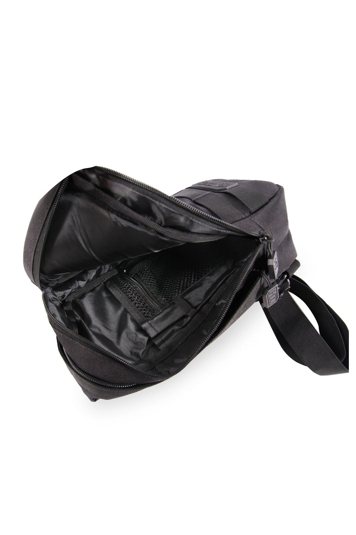 The Sport Sling in Black - Crossbody Athletic Gym Bag